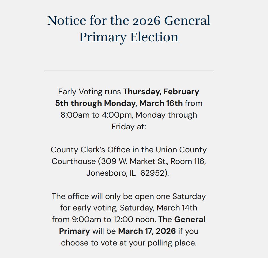 2026 voting in dongola illinois