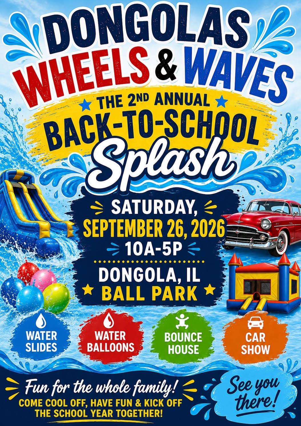 Back to school splash September 26 2025