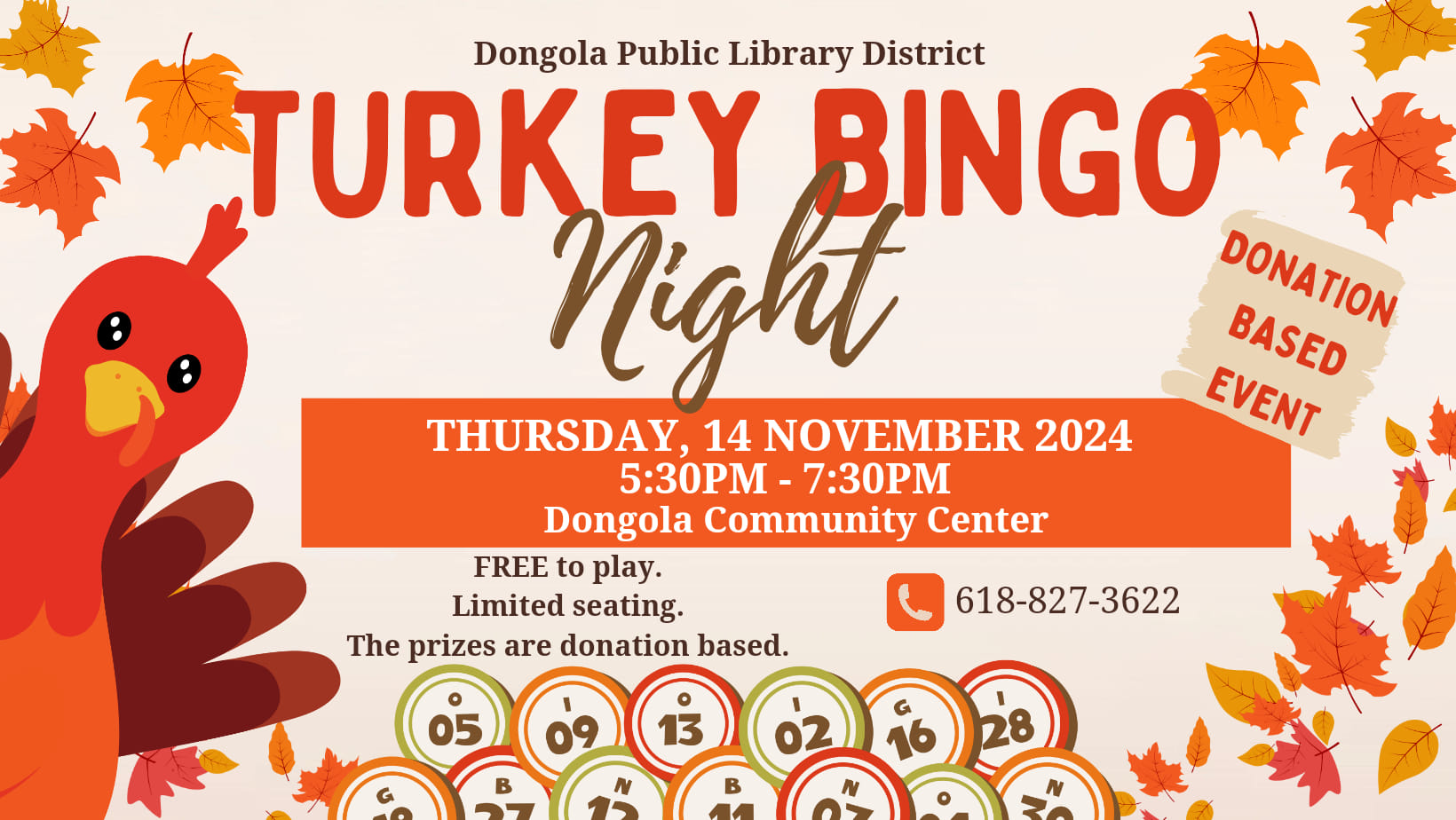 turkey Bingo