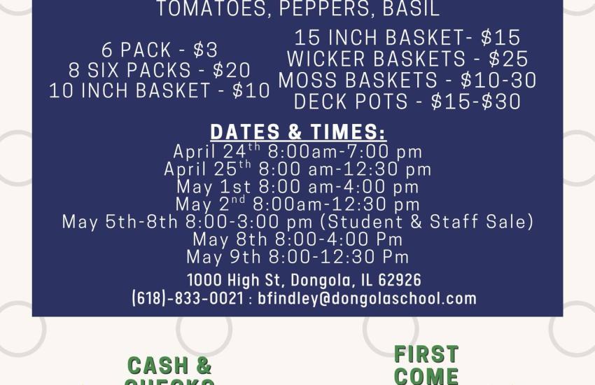 2026 FFA Plant Sale