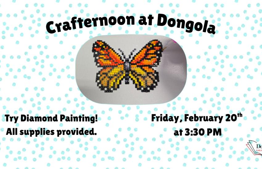 Diamond Painting at Dongola Library